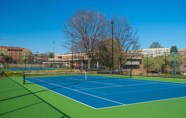 Nearby tennis courts at The Melwood, Washington, DC, 20009