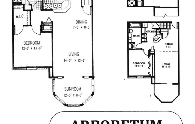 1 bed, 1 bath, 869 sqft, $1,395, Unit 203