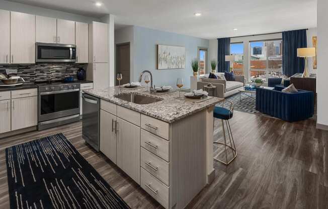 TriVista on Speer Model Kitchen