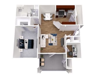 1 bed, 1 bath, 916 sqft, $1,570