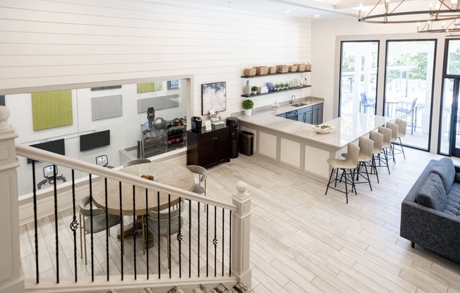 Renovated Clubhouse with Kitchen and Ample Seating at Grove Point, Georgia, 30093