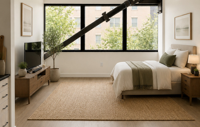 Studio, 1 bath, 522 sqft, $1,895, Unit 104