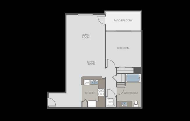 1 bed, 1 bath, 820 sqft, $3,125, Unit 103
