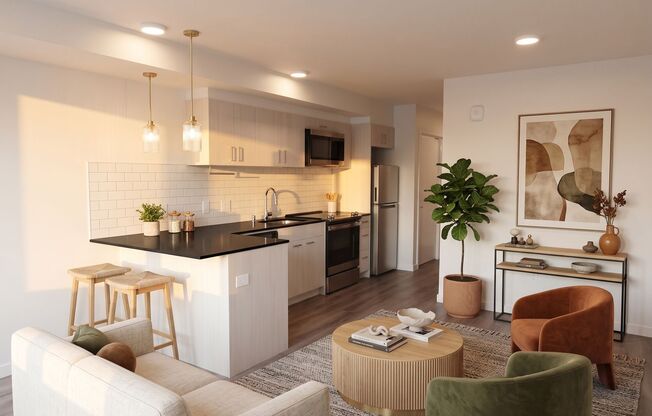 Studio, 1 bath, 429 sqft, $1,825, Unit 413