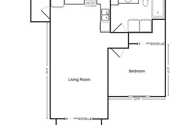 1 bed, 1 bath, 686 sqft, $1,300, Unit SB 1655-04