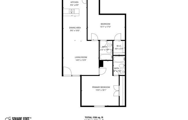 2 beds, 2 baths, 982 sqft, $799, Unit 151