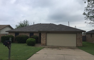 Brick home with nice fenced back yard!