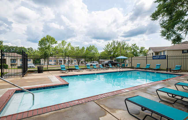 Pool at Arbor Park Apartments, Jackson, MS, 39209