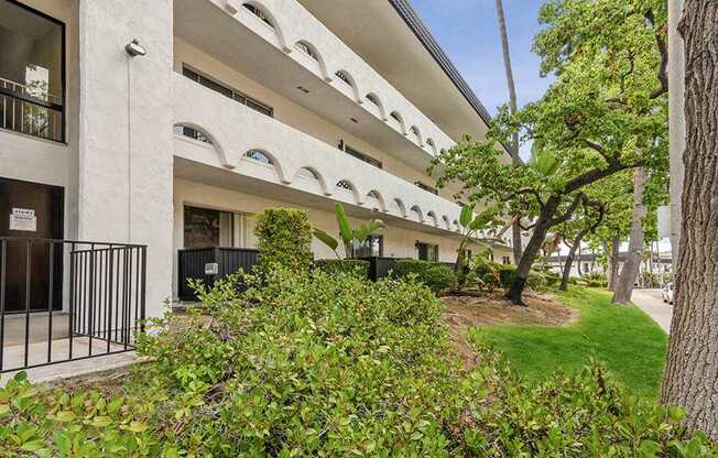 Exterior Community Building at Palmilla Apartments located in San Diego, CA.