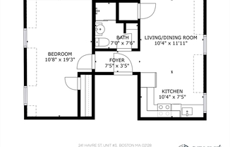 1 bed, 1 bath, 650 sqft, $2,200, Unit 3