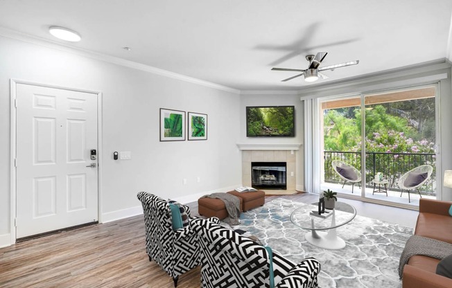 Modern Living Room at Canyon Crest, Riverside, CA, 92507