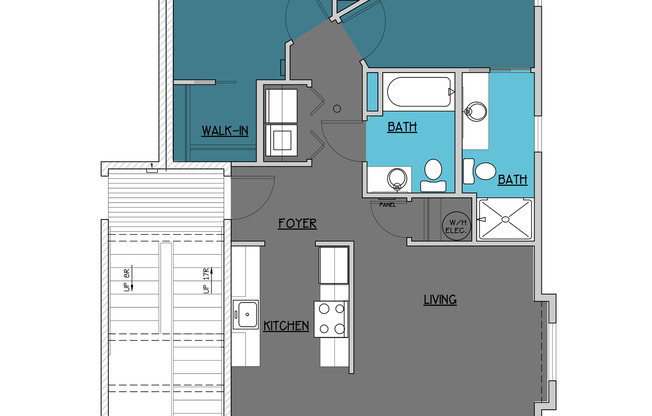 2 beds, 2 baths, 1,029 sqft, $1,499