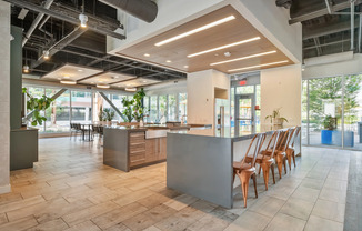Cafe Lounge Kitchen Area