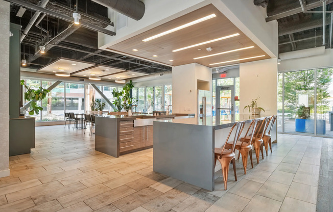 Cafe Lounge Kitchen Area
