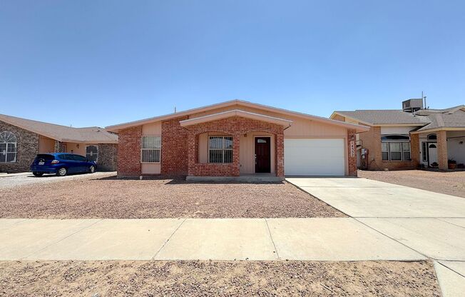 East El Paso/Horizon 3 bed/2 Bath