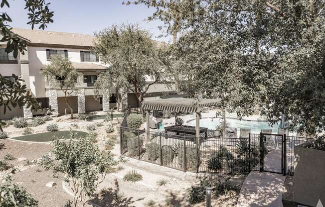 Pool Exterior at Haven Townhomes at P83 in Peoria Arizona