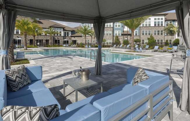 Swimming Pool Deck Cabana