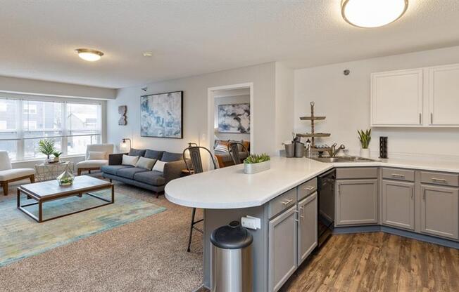Kitchen area at Zen Chaska, Chaska, Minnesota
