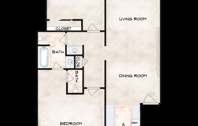 2 beds, 1.3 baths, 956 sqft, $1,500