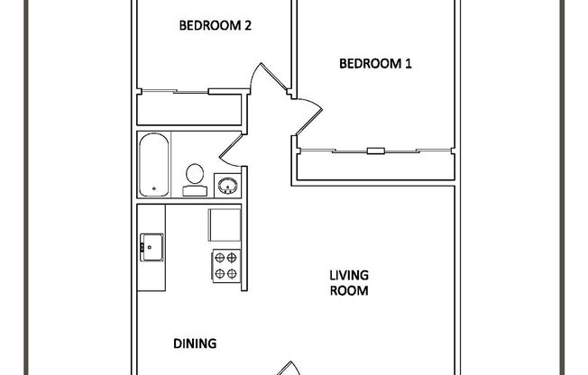 2 beds, 1 bath, 900 sqft, $1,395, Unit HOLI-10