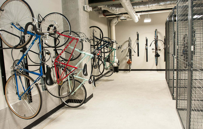Bike Storage at Link Apartments® Glenwood South, Raleigh