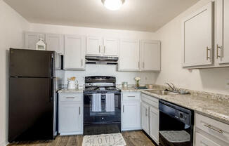 kitchen at Greeley Co apartments