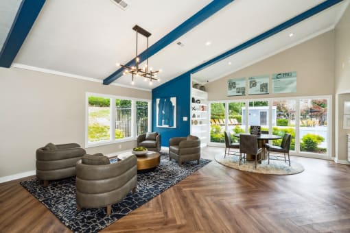 Community Room at Woodcreek Apartments, Cary