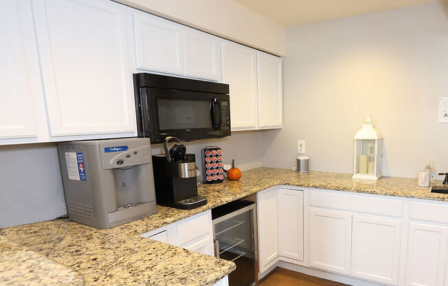 Kitchen inside of the community clubhouse