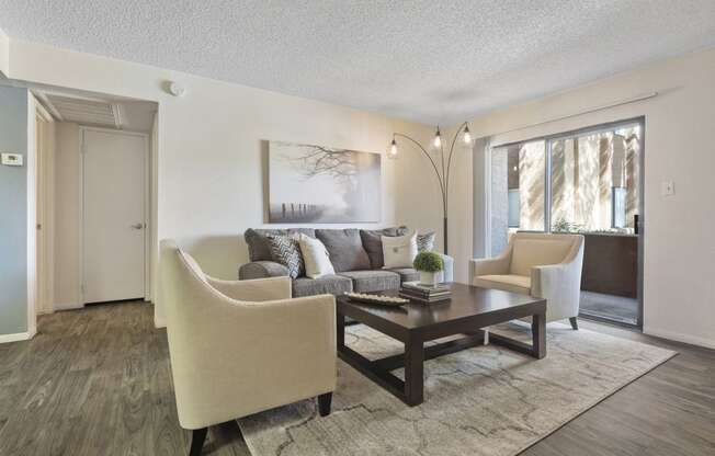 Living room (2) at Avenue 8 Apartments in Mesa AZ Nov 2020