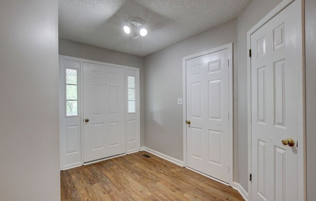 Sweet 3 bed 2 ba with awesome floor plan, fresh paint, cozy fireplace, covered deck and more.