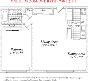 1 bed, 1 bath, 765 sqft, $1,690
