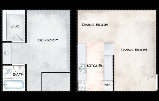 Studio, 1 bath, 459 sqft, $935