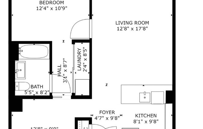 1 bed, 1 bath, 769 sqft, $3,100, Unit 408