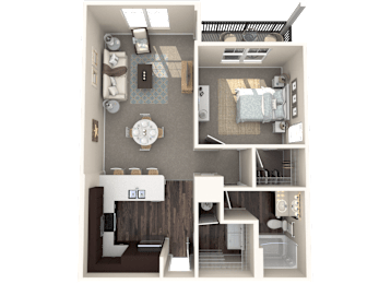 1 bed, 1 bath, 829 sqft, $1,775