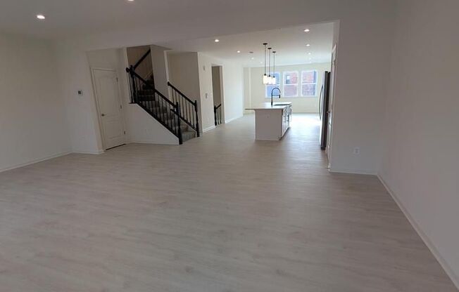 First time rental of this newly built spacious property, with over 2,400 square feet of interior space, one car garage, open floor plan.