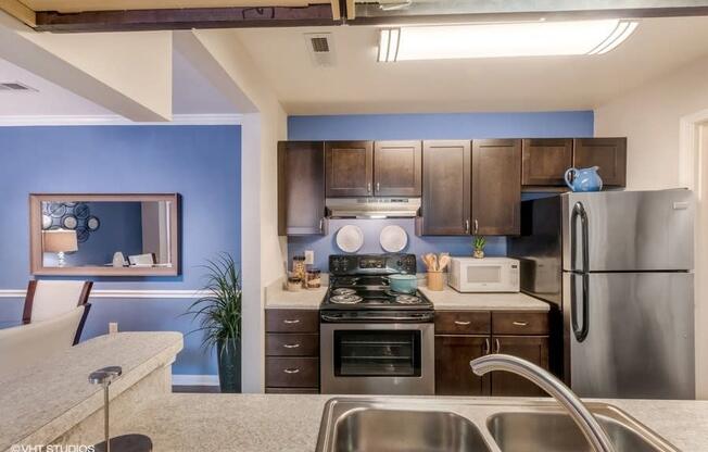 Eat-In Kitchen Table With Sink at Brittany Commons Apartments, Spotsylvania, VA