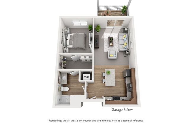 1 bed, 1 bath, 720 sqft, $1,515, Unit 1 - 105