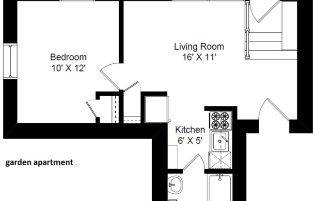 1 bed, 1 bath, 425 sqft, $1,655, Unit 233-G3