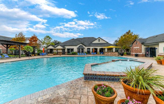 the swimming pool at Artesian on Westheimer