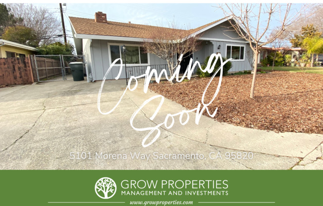 3 Bed / 2 Bath | South Sacramento Home Coming Soon