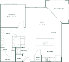 1 bed, 1 bath, 789 sqft, $1,700