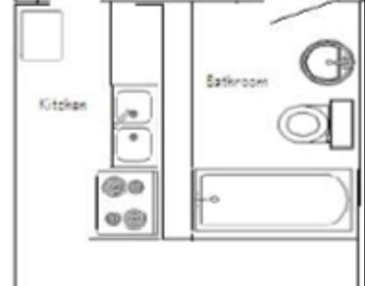 1 bed, 1 bath, 450 sqft, $995, Unit 156