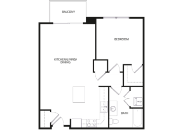 1 bed, 1 bath, 815 sqft, $1,790