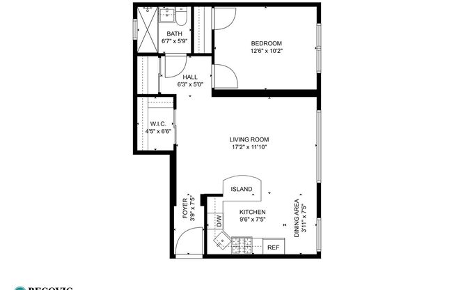 1 bed, 1 bath, 402 sqft, $1,775, Unit 714