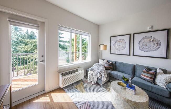 Heather Lodge 2x2 Living Room and Deck