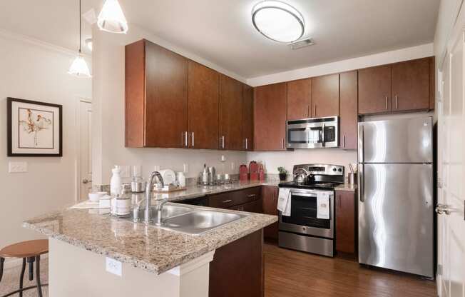Le Mirage Apartments Kitchen Apartment for rent in Midland, TX