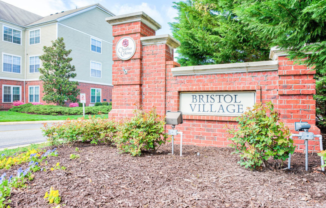 Bristol Village Apartments Signage 3