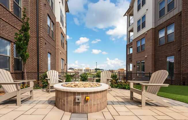 Courtyard with Fire Pit