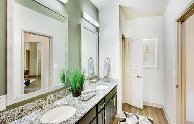 bathroom with updated materials