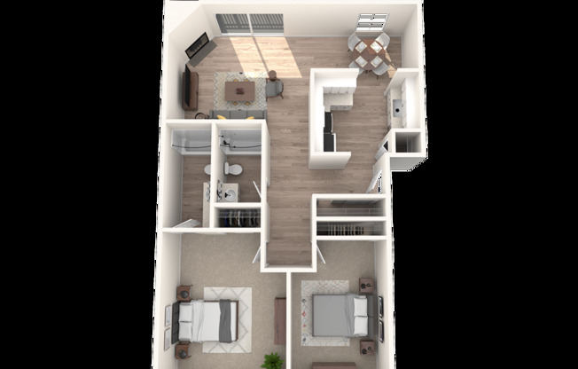 2 beds, 2 baths, 1,000 sqft, $2,709